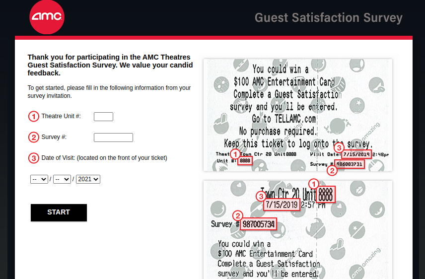 AMC Theatres Guest Survey